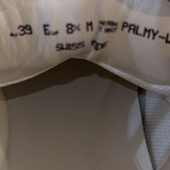 New Bally Player Striped Leather Sneakers White/ Ted Size 39/ US 9 - Picture 13 of 14